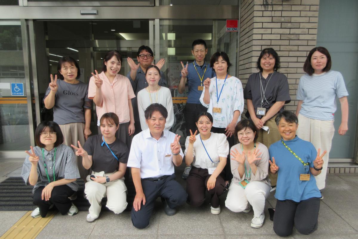 一緒に働く須崎市健康推進課のメンバー